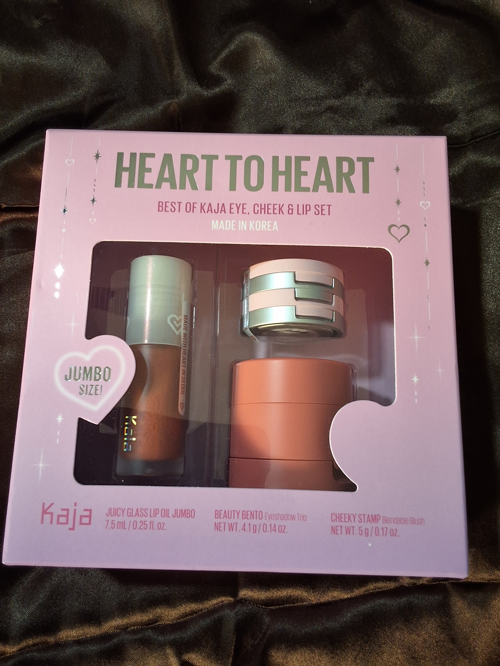 KAJA Heart to Heart Eye, Cheek & Lip Gift Set NIB